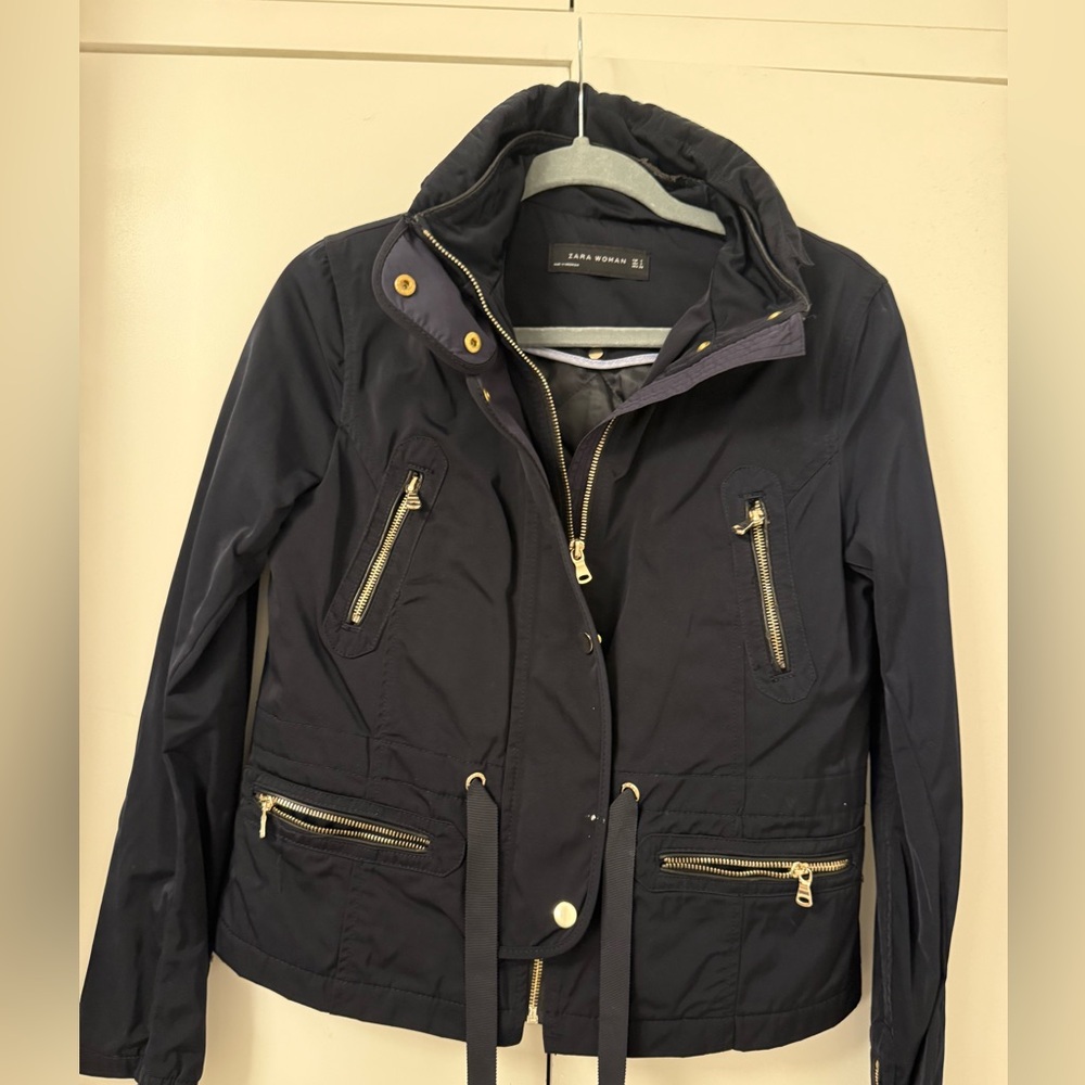 Zara Women's Utility Jacket in Black